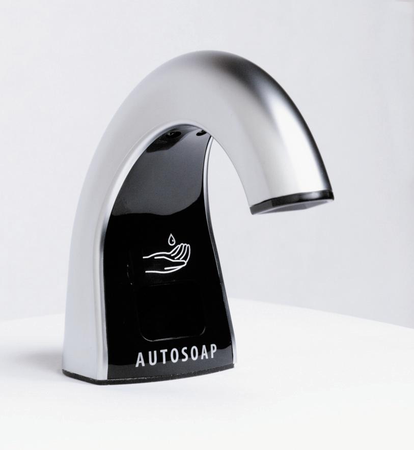What are the advantages of countertop soap dispensers?